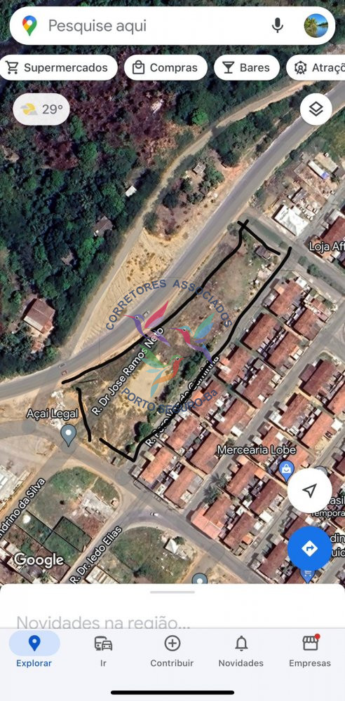 Terreno/Lote à venda  no Anel Viário - Vila Valdete - Porto Seguro, BA. Imóveis
