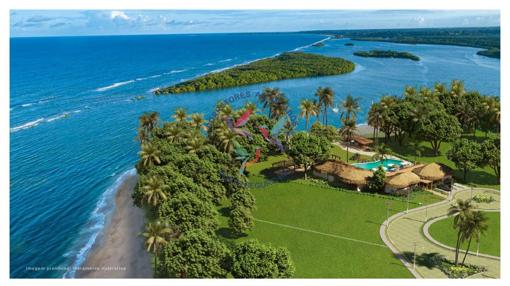 Terreno/Lote à venda  no Praia de Santo André - Santa Cruz Cabrália, BA. Imóveis